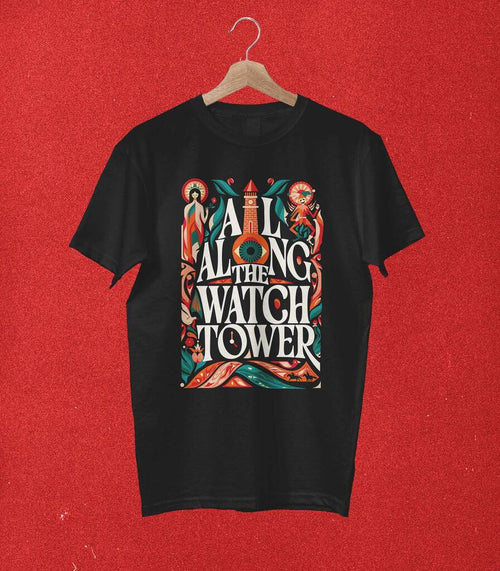 All Along The Watchtower • Hendrix & Dylan Collector's Typography Tee