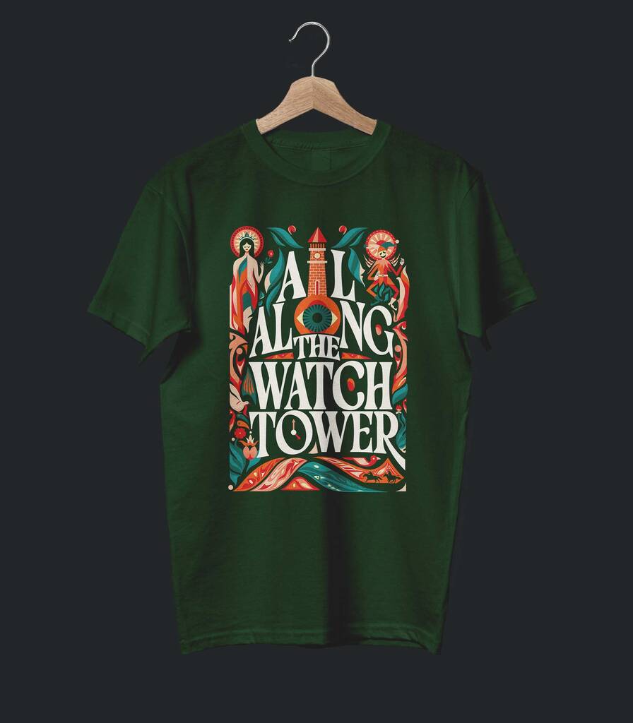 All Along The Watchtower • Hendrix & Dylan Collector's Typography Tee