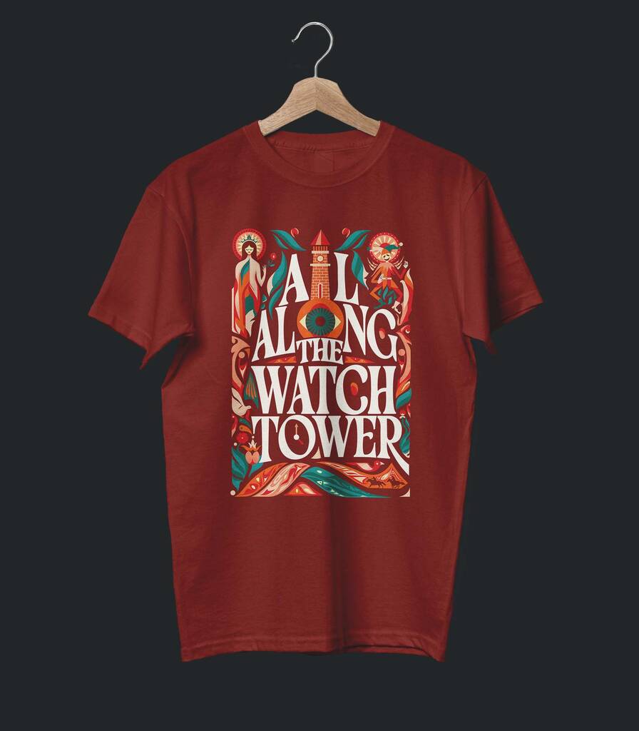 All Along The Watchtower • Hendrix & Dylan Collector's Typography Tee