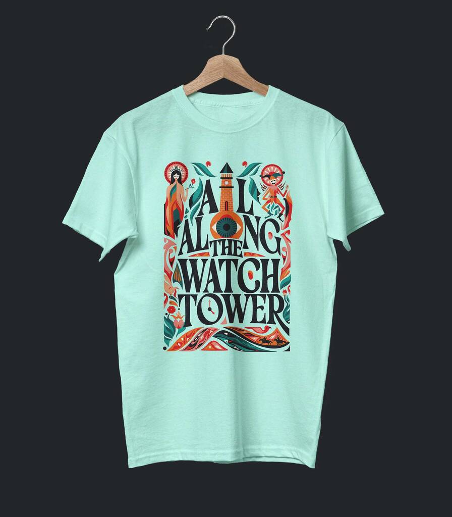 All Along The Watchtower • Hendrix & Dylan Collector's Typography Tee