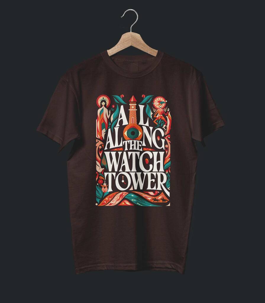 All Along The Watchtower • Hendrix & Dylan Collector's Typography Tee