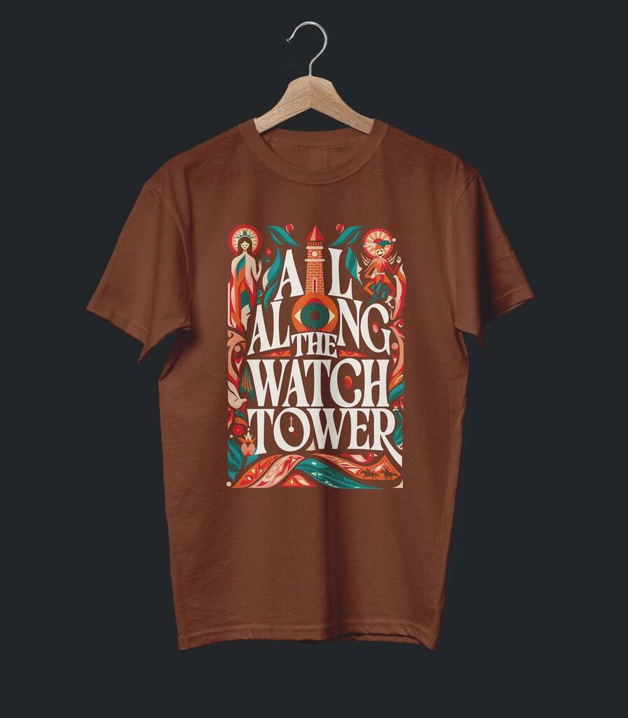 All Along The Watchtower • Hendrix & Dylan Collector's Typography Tee