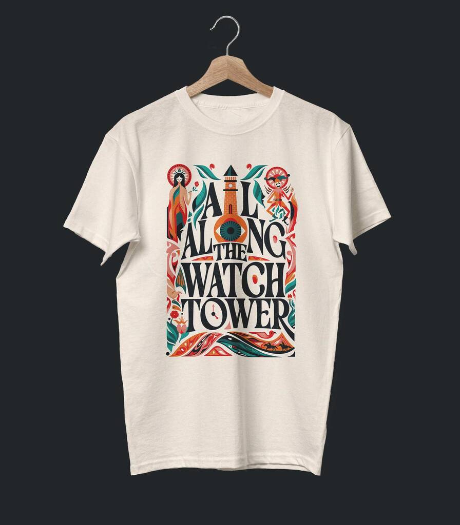 All Along The Watchtower • Hendrix & Dylan Collector's Typography Tee