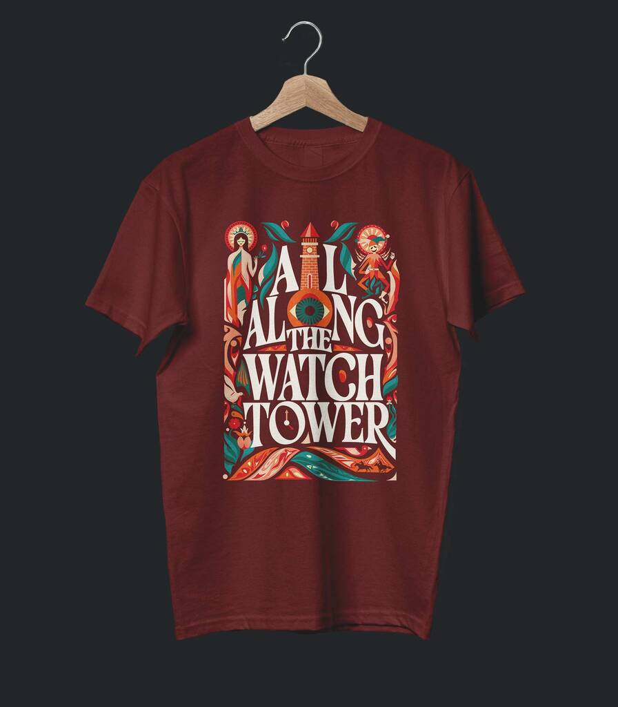 All Along The Watchtower • Hendrix & Dylan Collector's Typography Tee