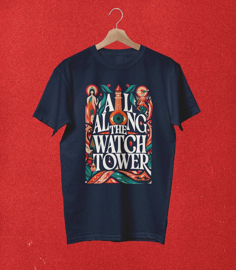All Along The Watchtower • Hendrix & Dylan Collector's Typography Tee