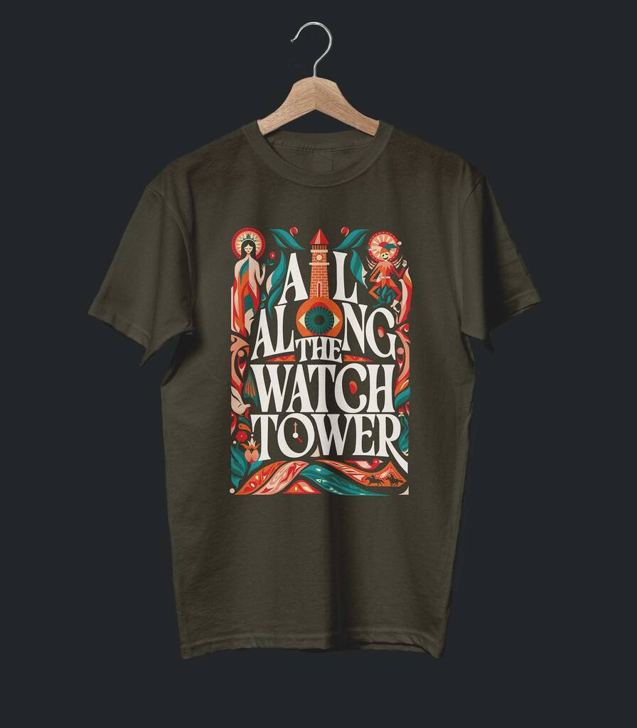 All Along The Watchtower • Hendrix & Dylan Collector's Typography Tee