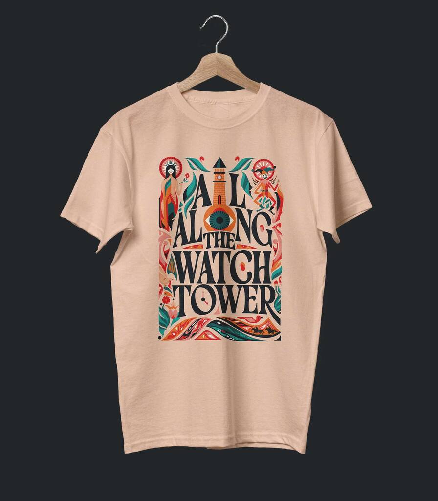 All Along The Watchtower • Hendrix & Dylan Collector's Typography Tee