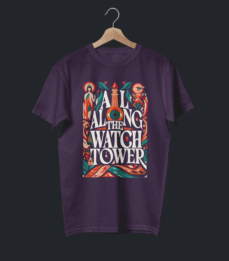 All Along The Watchtower • Hendrix & Dylan Collector's Typography Tee