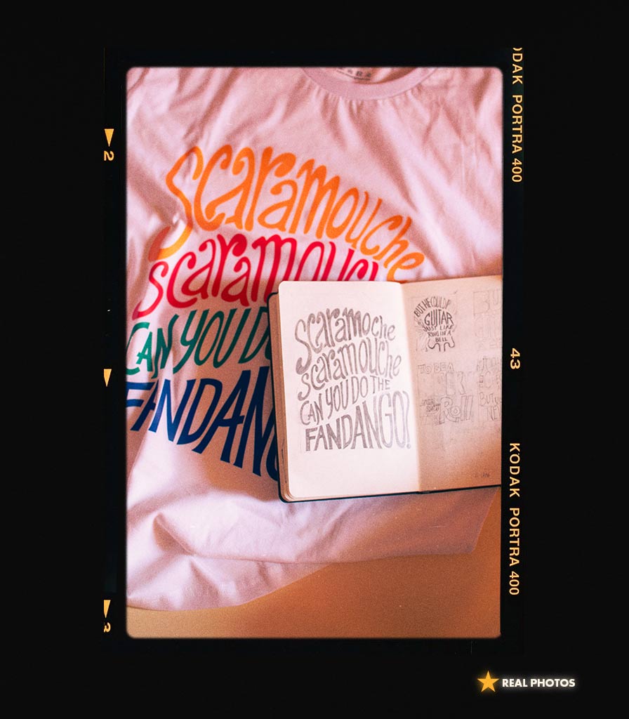 Bohemian Rhapsody Typography Collector's Tee