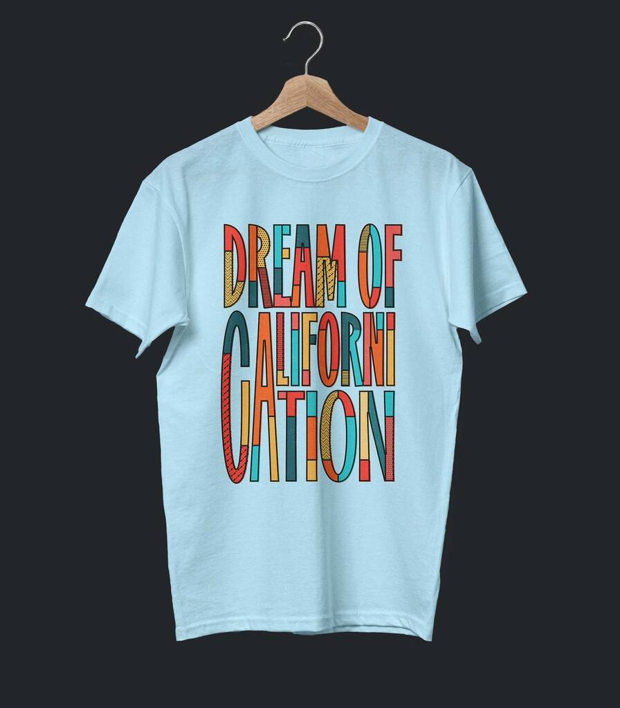 Californication • RHCP Typography Tribute T-shirt • Summer Edition