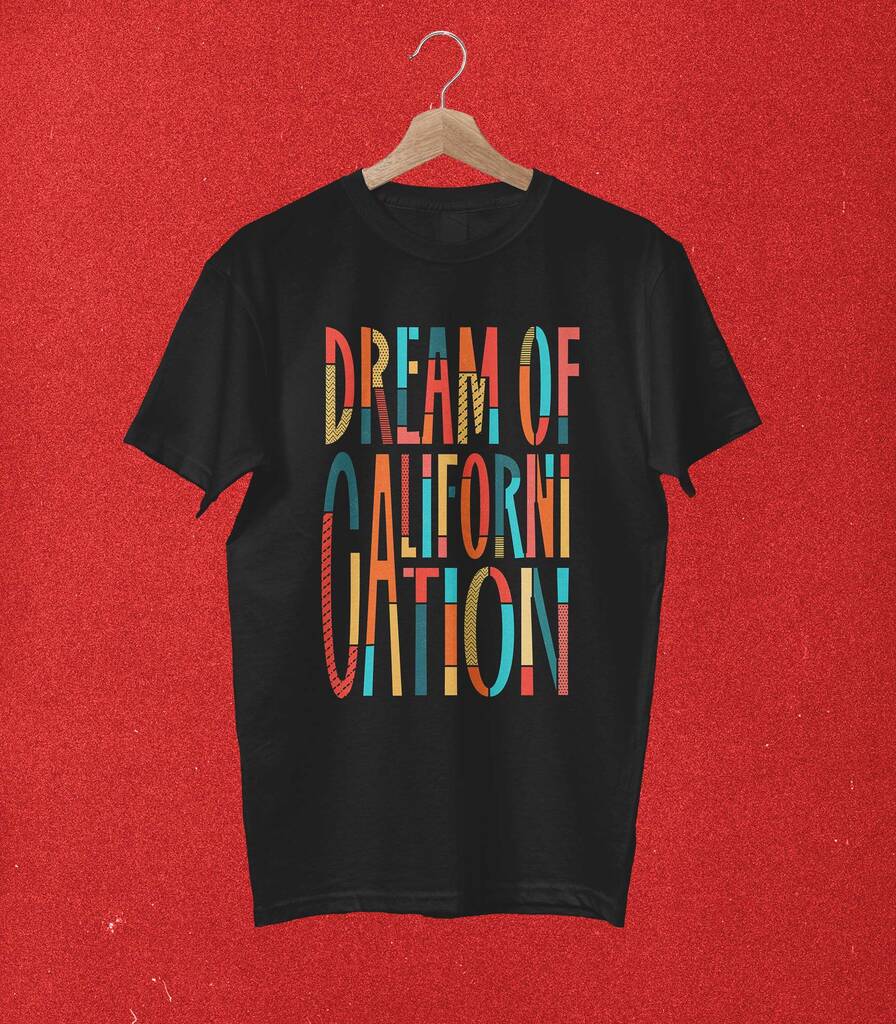 Californication • RHCP Typography Tribute T-shirt • Summer Edition