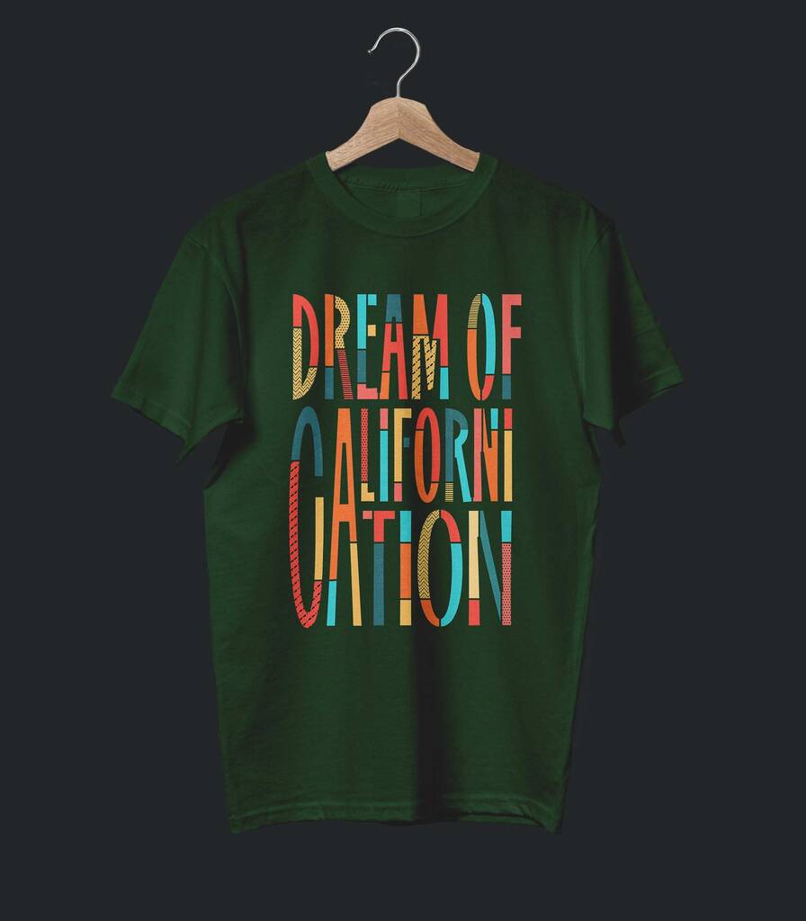 Californication • RHCP Typography Tribute T-shirt • Summer Edition