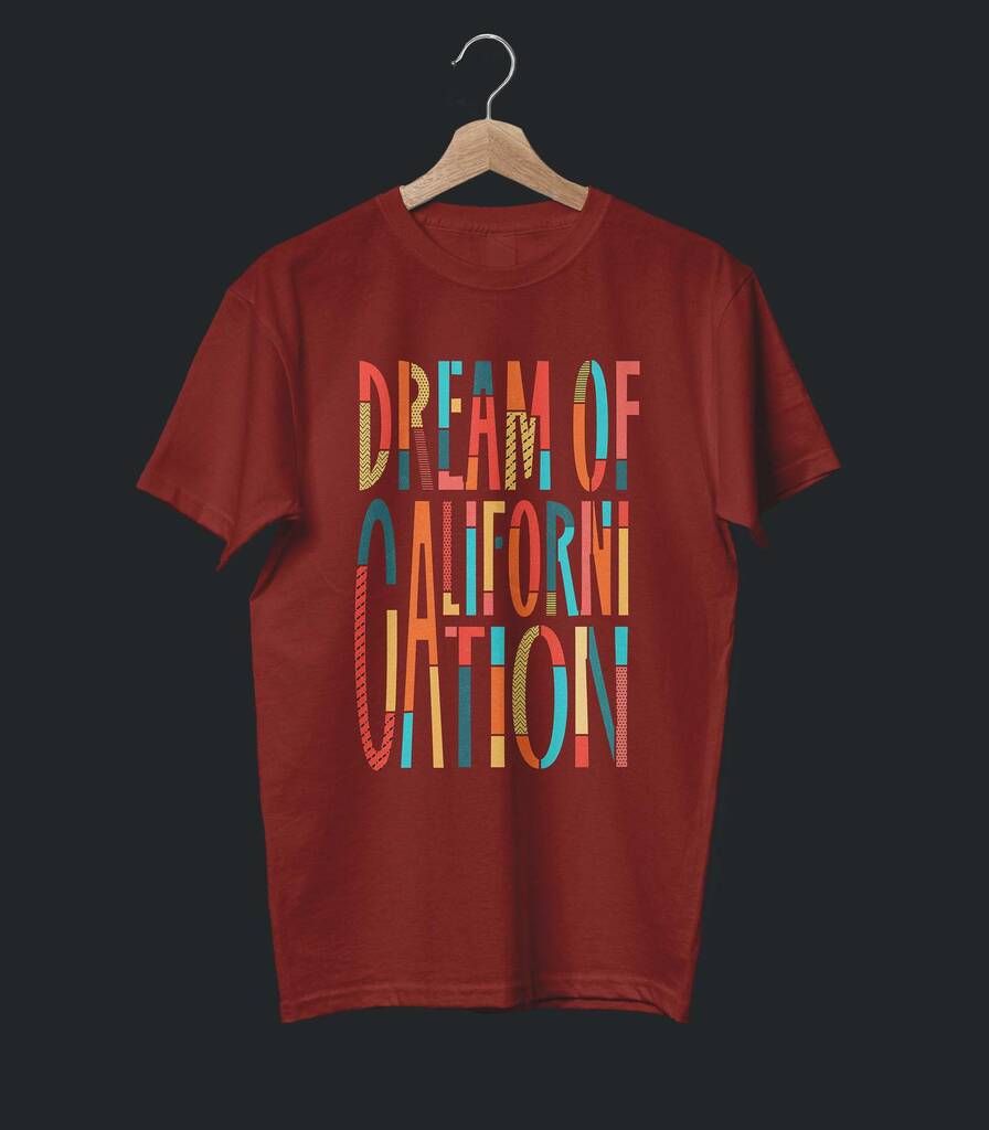 Californication • RHCP Typography Tribute T-shirt • Summer Edition