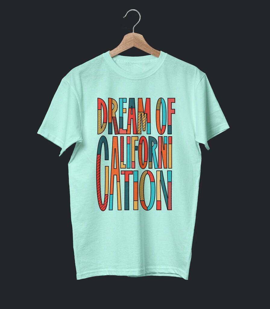 Californication • RHCP Typography Tribute T-shirt • Summer Edition