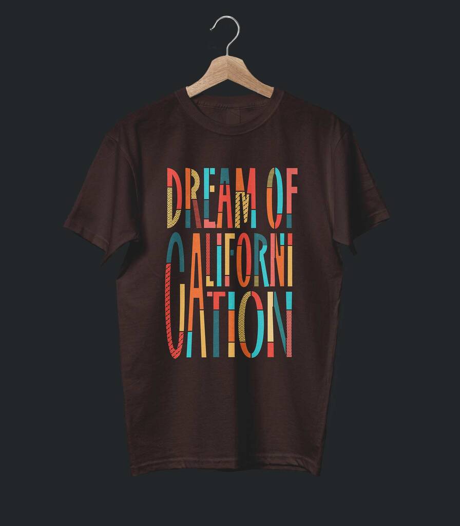 Californication • RHCP Typography Tribute T-shirt • Summer Edition