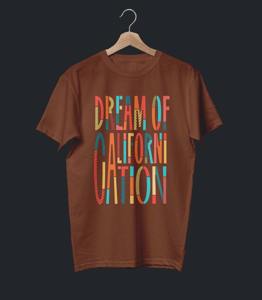Californication • RHCP Typography Tribute T-shirt • Summer Edition