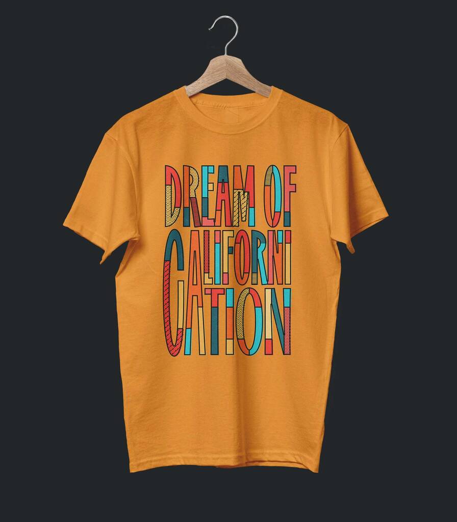 Californication • RHCP Typography Tribute T-shirt • Summer Edition