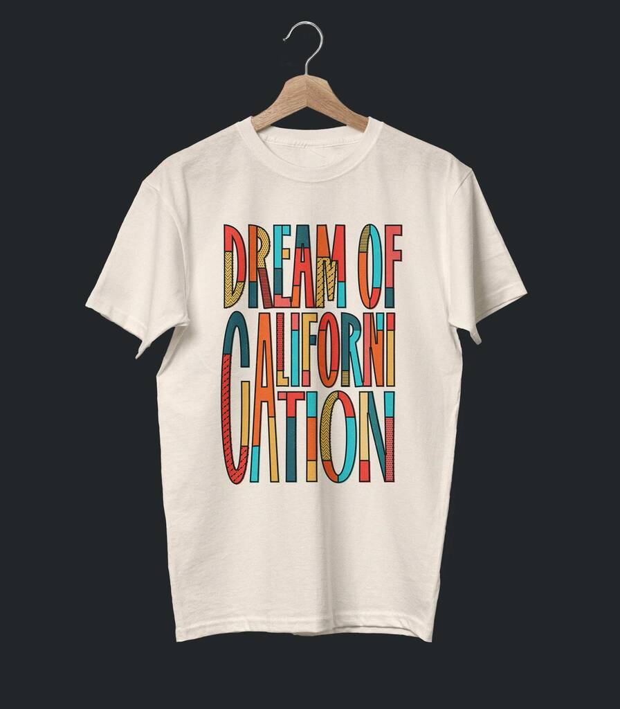 Californication • RHCP Typography Tribute T-shirt • Summer Edition