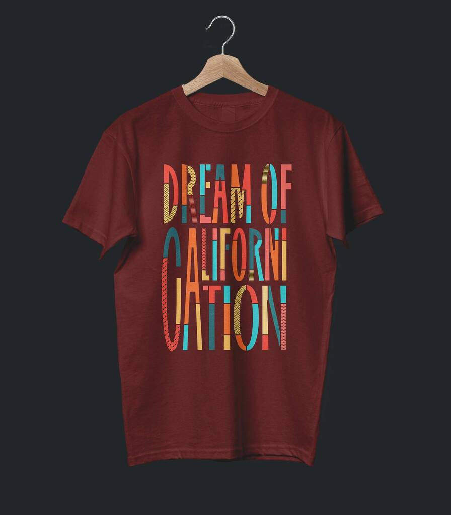Californication • RHCP Typography Tribute T-shirt • Summer Edition