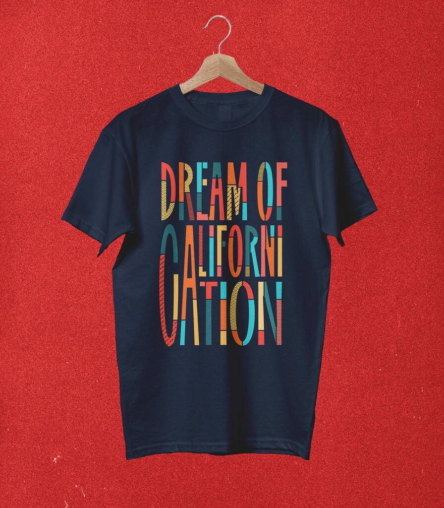 Californication • RHCP Typography Tribute T-shirt • Summer Edition