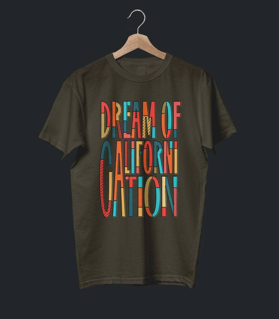 Californication • RHCP Typography Tribute T-shirt • Summer Edition