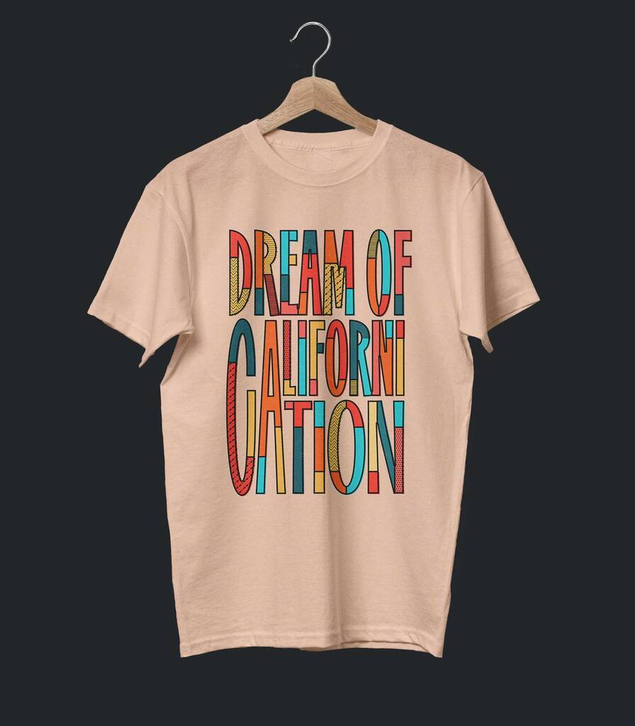 Californication • RHCP Typography Tribute T-shirt • Summer Edition