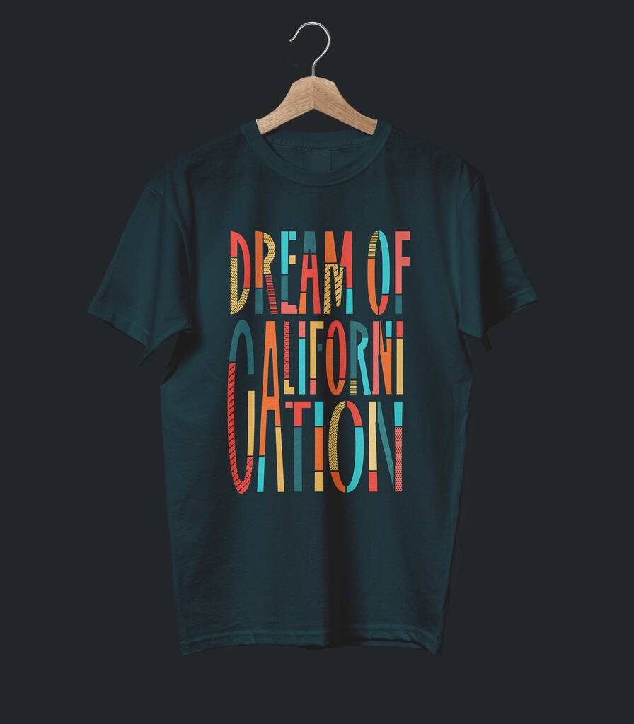 Californication • RHCP Typography Tribute T-shirt • Summer Edition