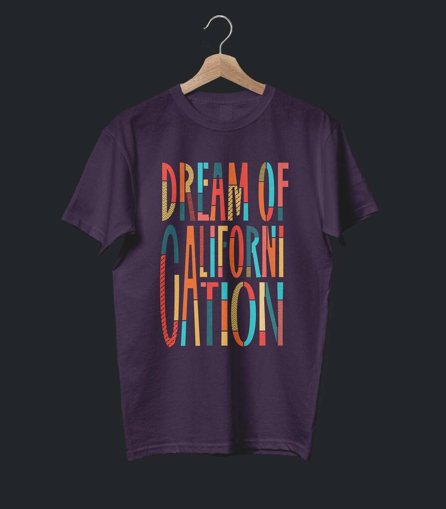 Californication • RHCP Typography Tribute T-shirt • Summer Edition