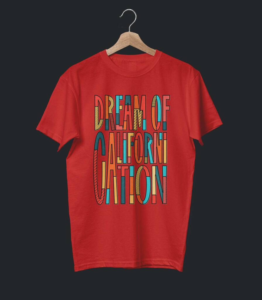Californication • RHCP Typography Tribute T-shirt • Summer Edition