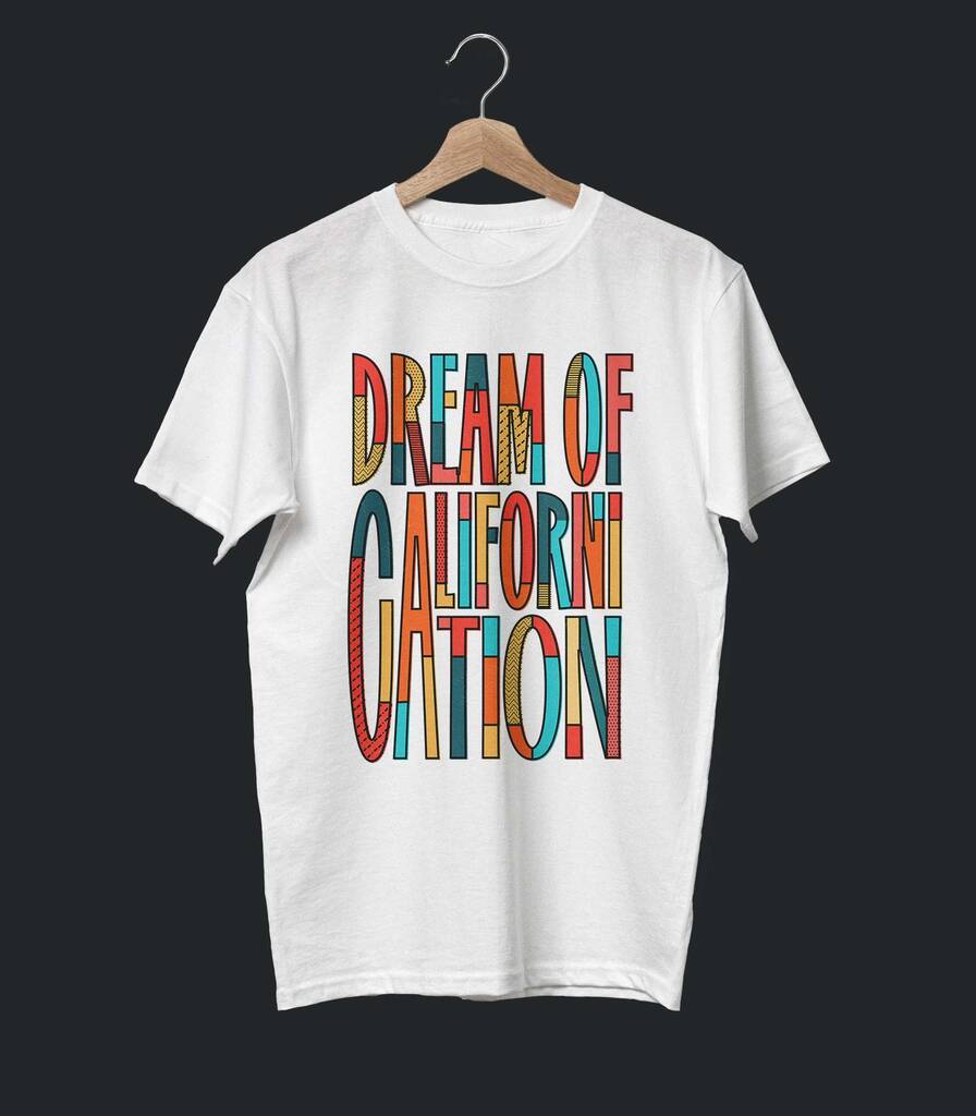 Californication • RHCP Typography Tribute T-shirt • Summer Edition