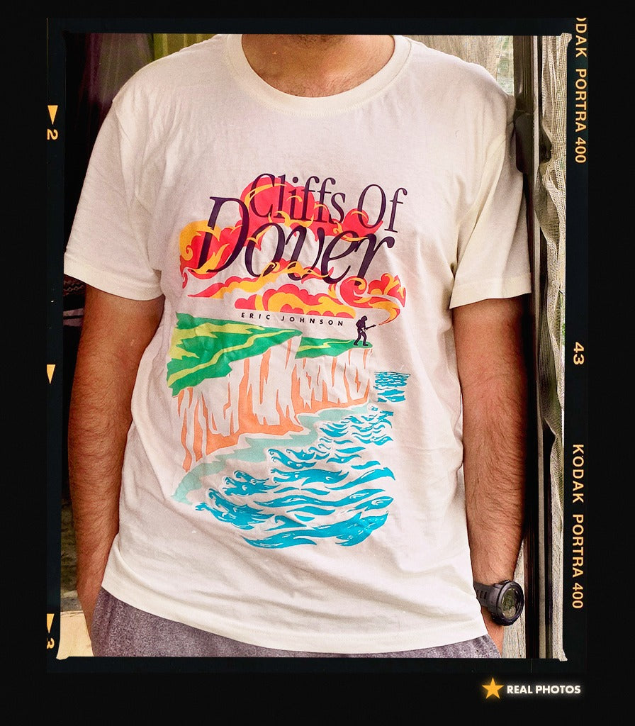 Cliffs of Dover • Eric Johnson Tribute T-shirt • Summer Edition