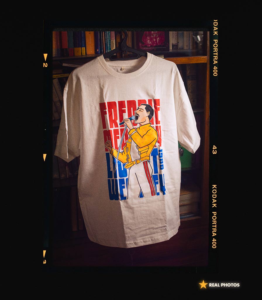 Freddie Mercury • The Ultimate Tribute T-shirt • Tour Edition