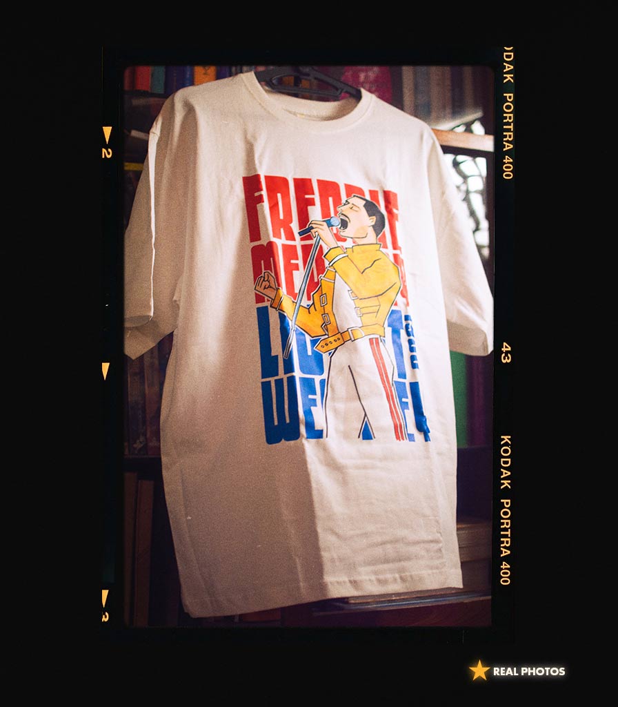 Freddie Mercury • The Ultimate Tribute T-shirt • Tour Edition