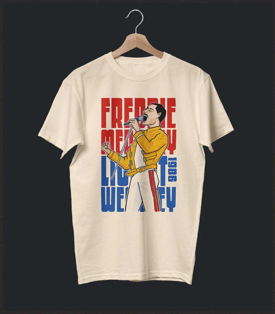 Freddie Mercury • The Ultimate Tribute T-shirt • Tour Edition