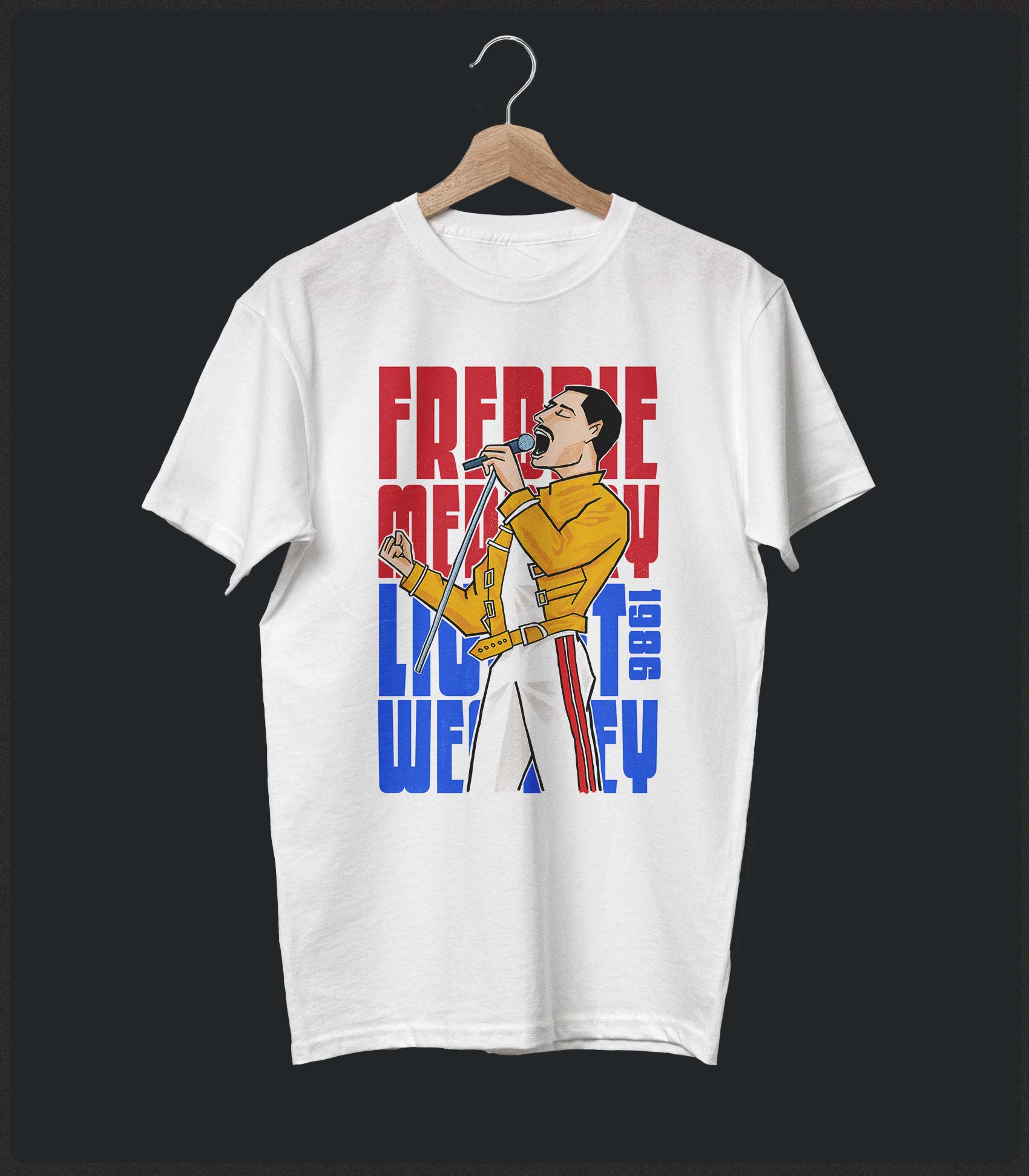 Freddie Mercury • The Ultimate Tribute T-shirt • Tour Edition