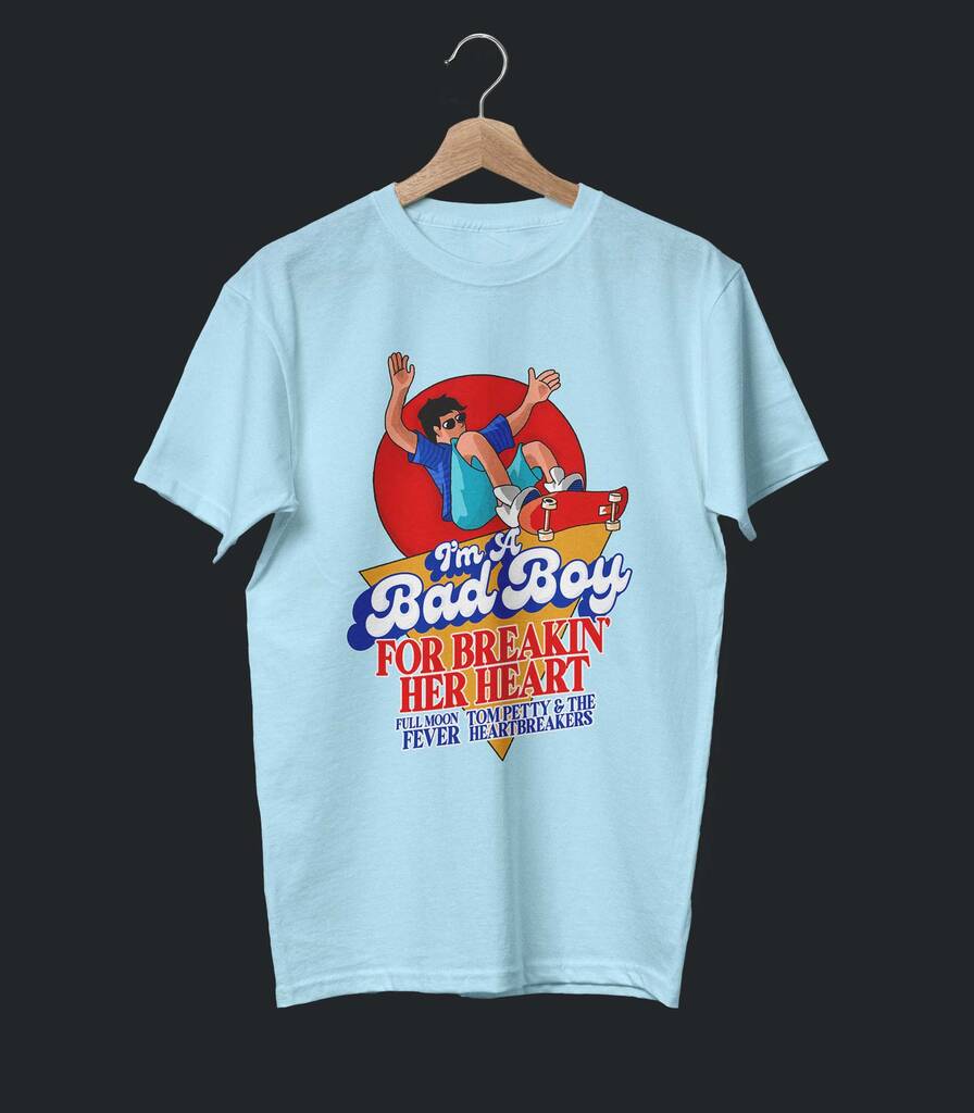 Free Fallin • Tom Petty Typography Tribute T-shirt • Summer Edition