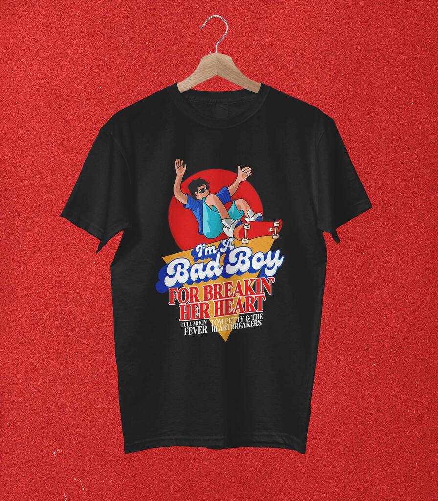 Free Fallin • Tom Petty Typography Tribute T-shirt • Summer Edition
