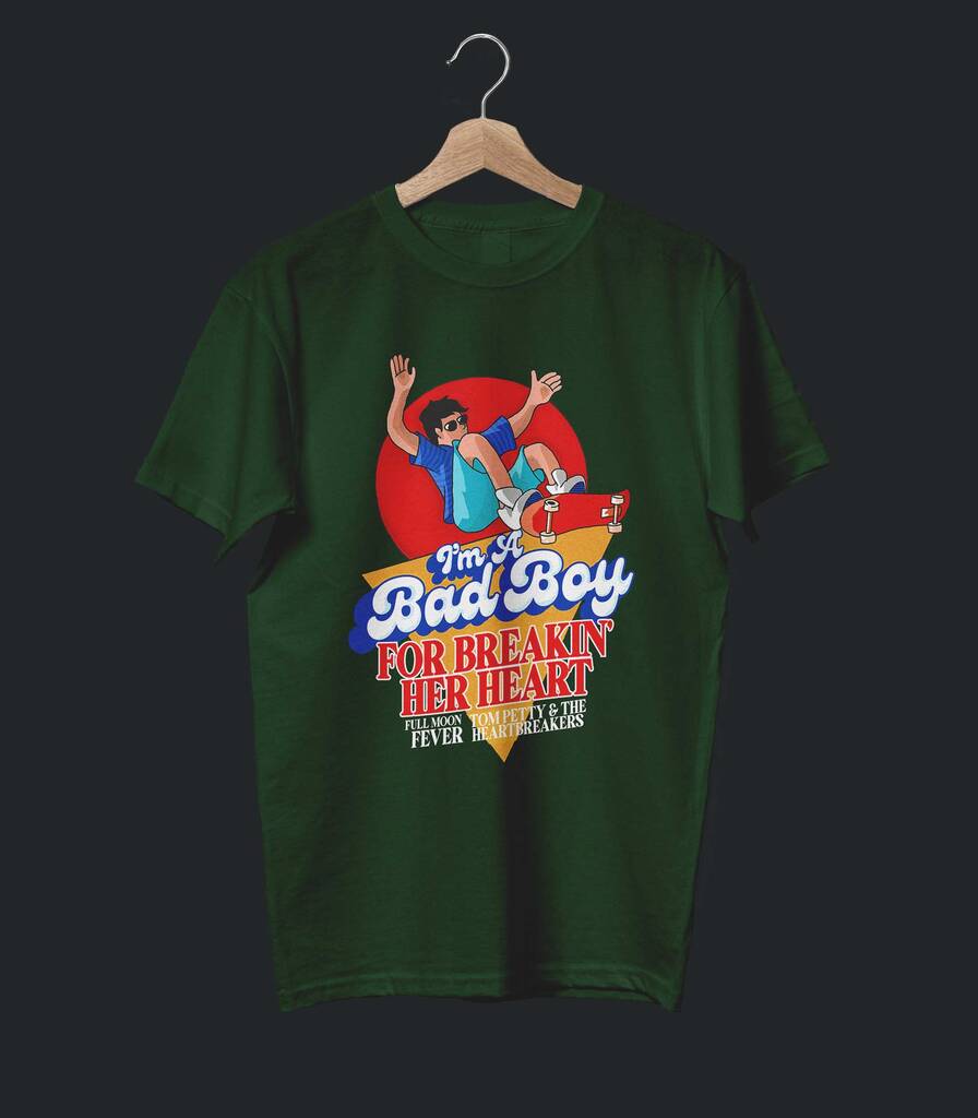 Free Fallin • Tom Petty Typography Tribute T-shirt • Summer Edition