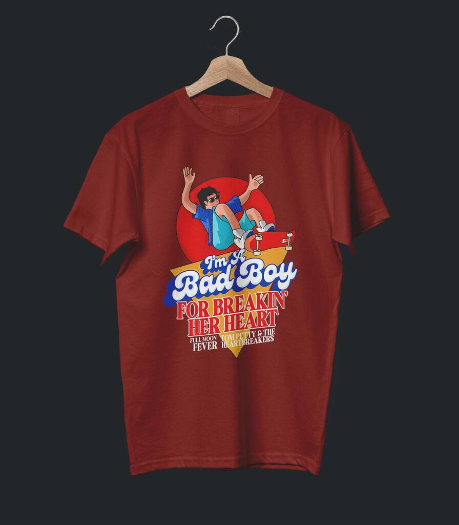 Free Fallin • Tom Petty Typography Tribute T-shirt • Summer Edition