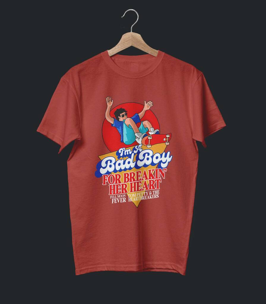 Free Fallin • Tom Petty Typography Tribute T-shirt • Summer Edition