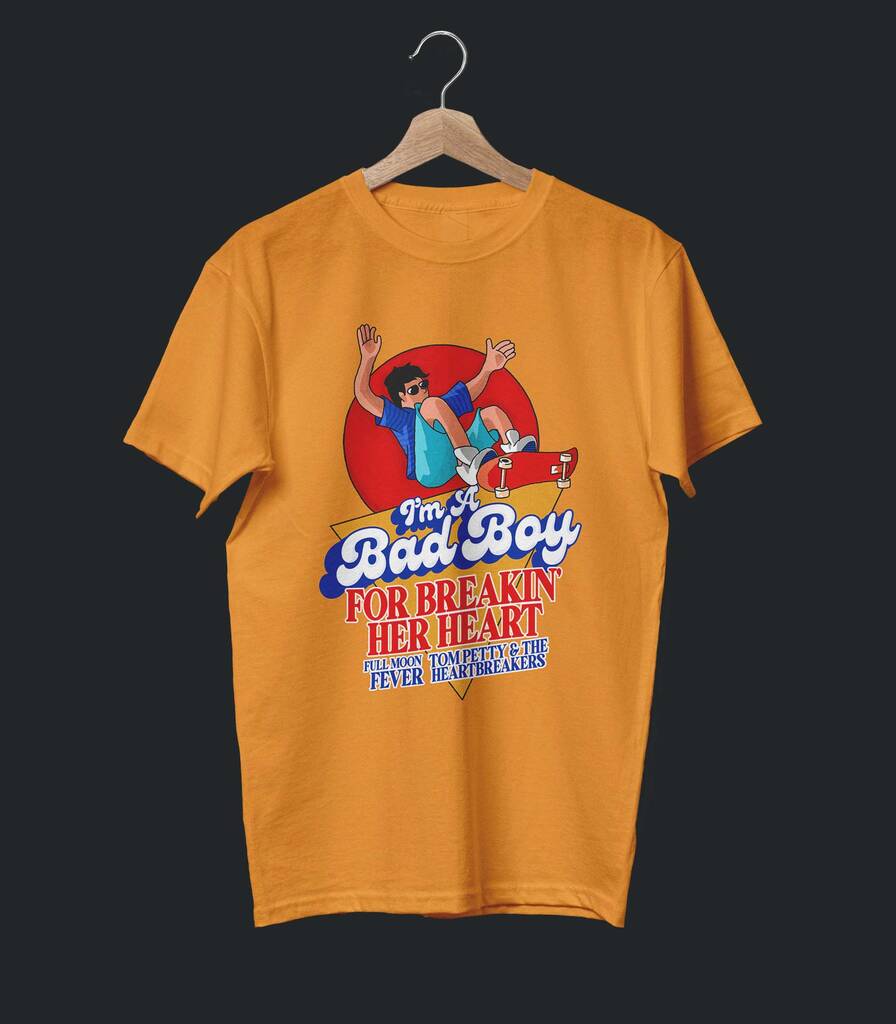 Free Fallin • Tom Petty Typography Tribute T-shirt • Summer Edition