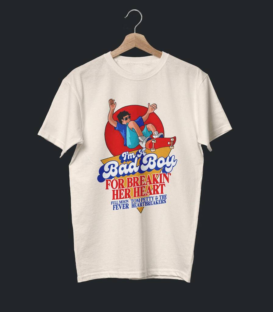 Free Fallin • Tom Petty Typography Tribute T-shirt • Summer Edition