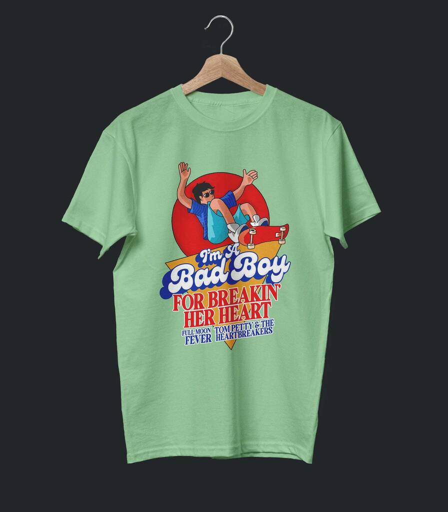 Free Fallin • Tom Petty Typography Tribute T-shirt • Summer Edition