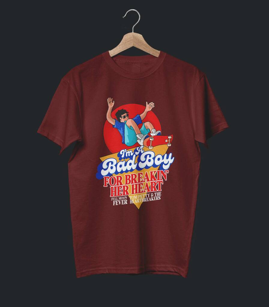 Free Fallin • Tom Petty Typography Tribute T-shirt • Summer Edition