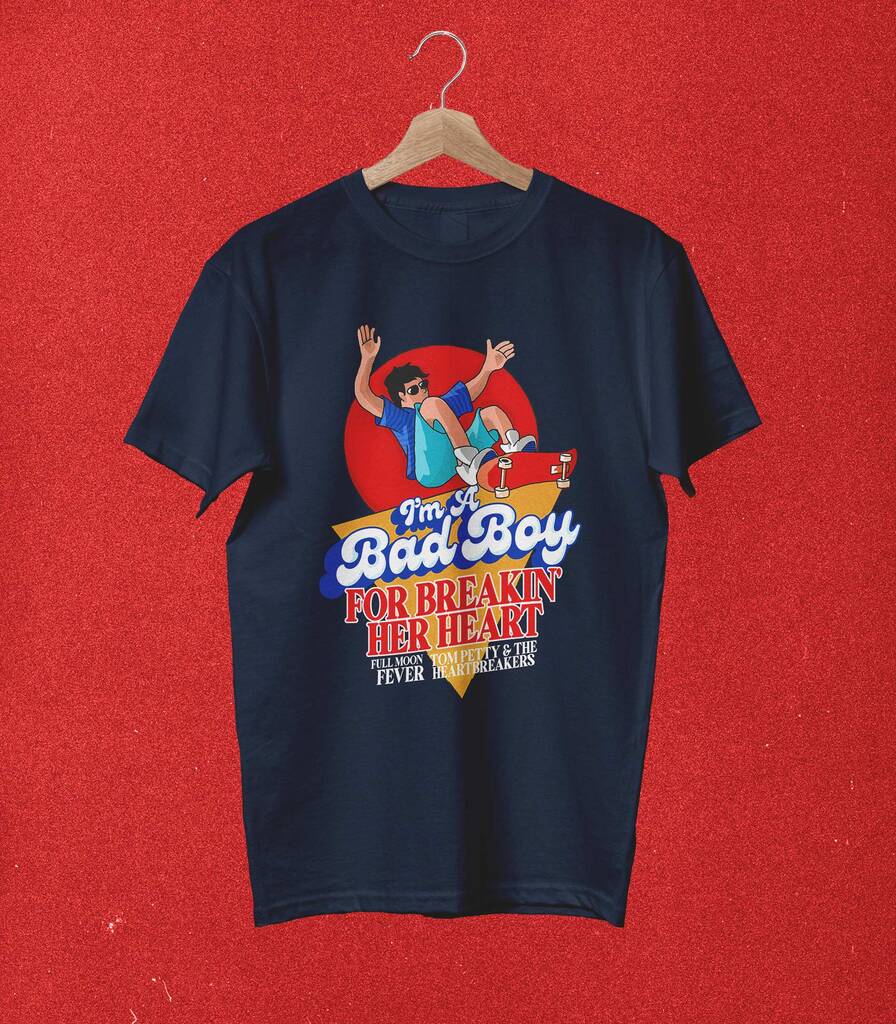 Free Fallin • Tom Petty Typography Tribute T-shirt • Summer Edition