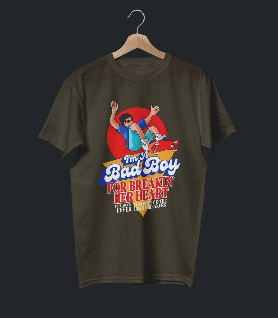 Free Fallin • Tom Petty Typography Tribute T-shirt • Summer Edition