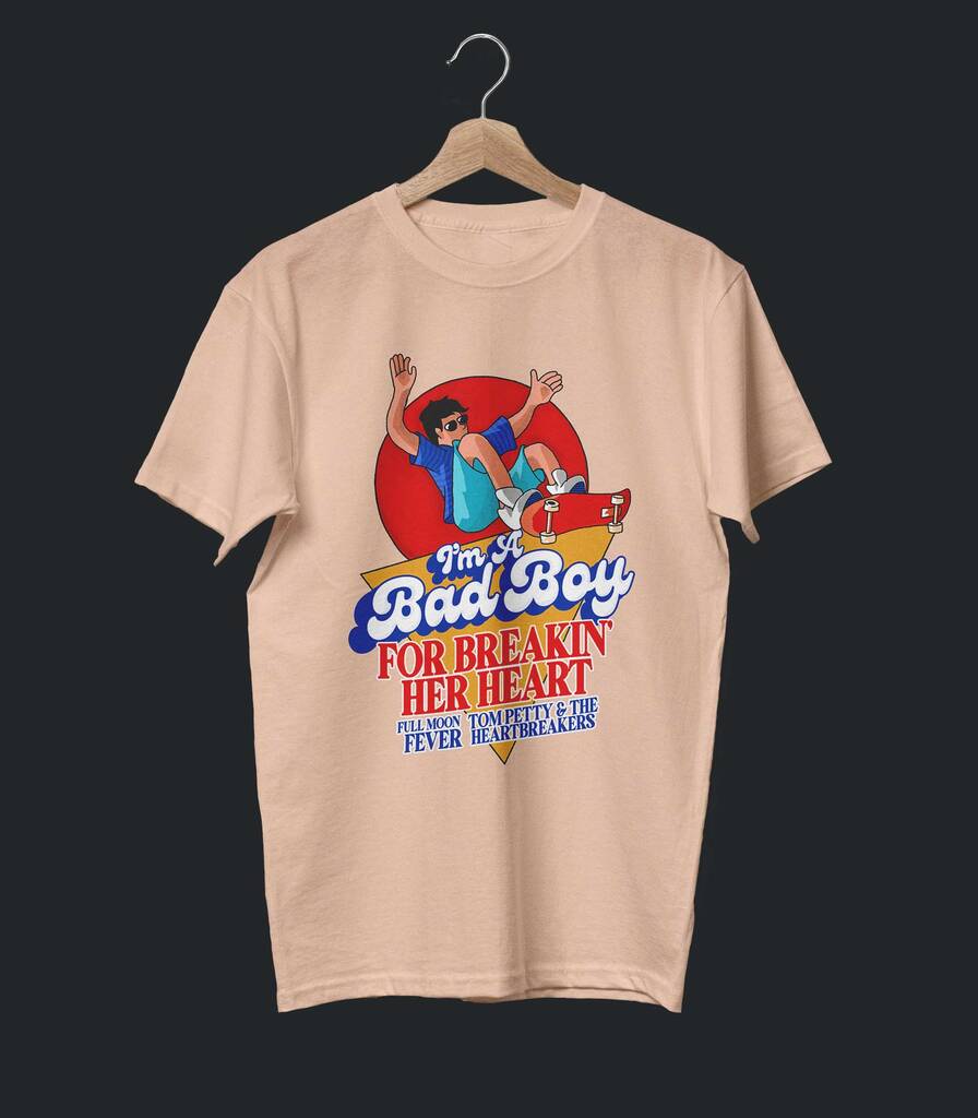 Free Fallin • Tom Petty Typography Tribute T-shirt • Summer Edition