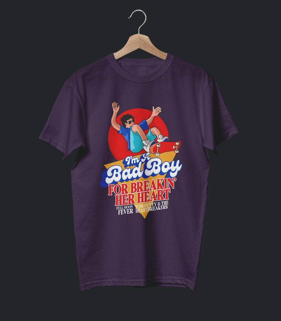 Free Fallin • Tom Petty Typography Tribute T-shirt • Summer Edition