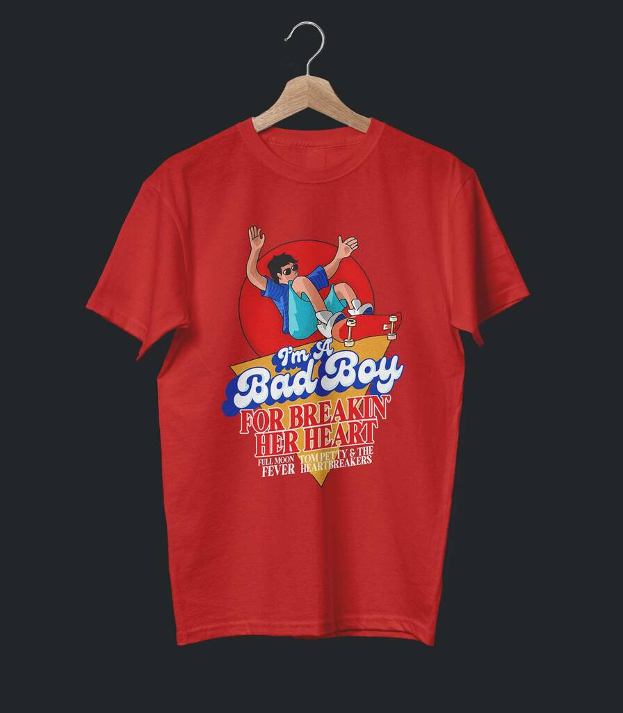 Free Fallin • Tom Petty Typography Tribute T-shirt • Summer Edition