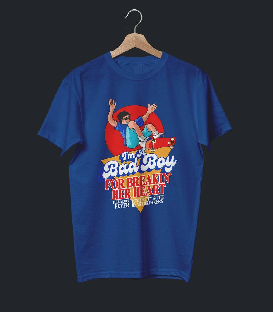 Free Fallin • Tom Petty Typography Tribute T-shirt • Summer Edition